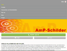 Tablet Screenshot of amp-schilder.at